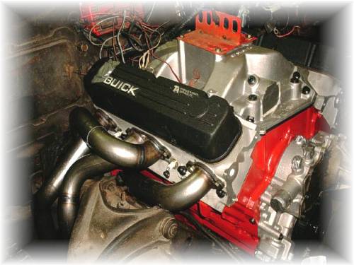 2¼ TA race headers that end in a 4 inch collector